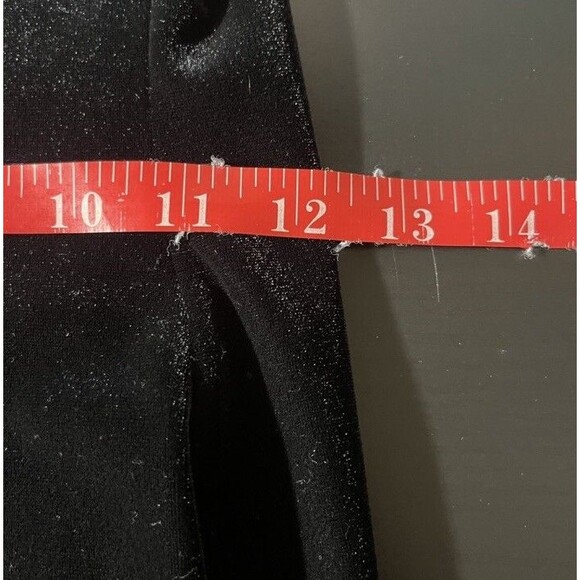 VTG 90’s City Triangles Black Velvet Dress Size S Whimsigoth Dark Romantic Y2K - Picture 6 of 7